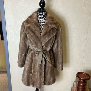 Brown Faux Fur Coat